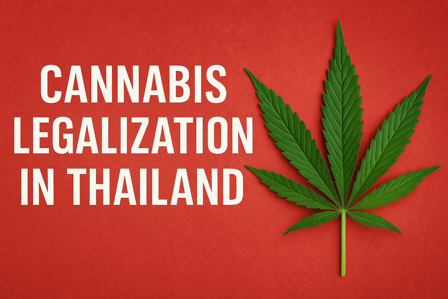Cannabis Legalization in Thailand
